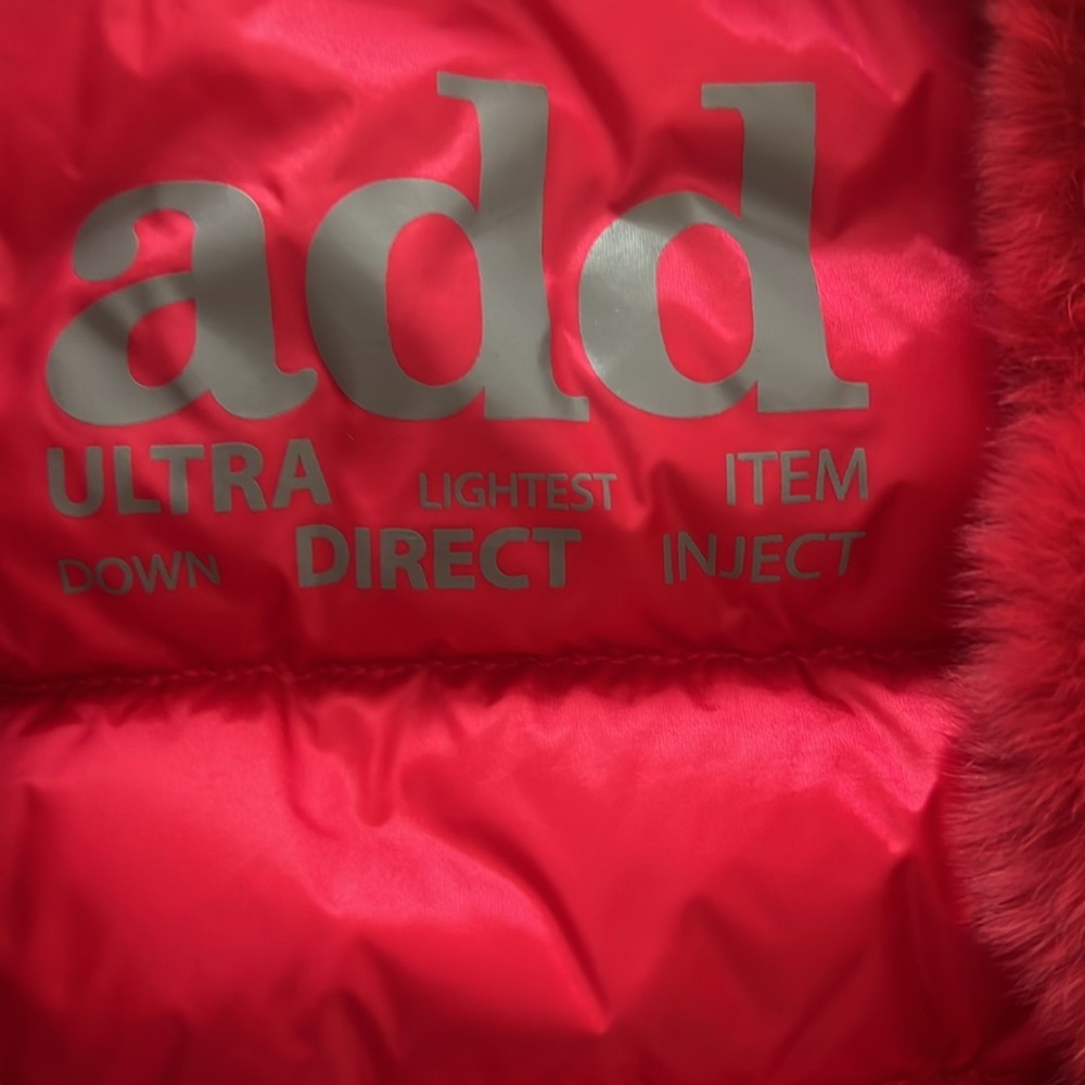 Add Italy Real Fur Down Vest Size Girl 8 Y 7-8 years - Picture 5 of 10